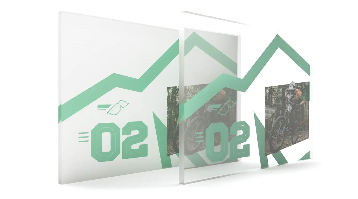 Acryl transparent - optional mit Weissdruck Acryl transparent - optional mit Weissdruck