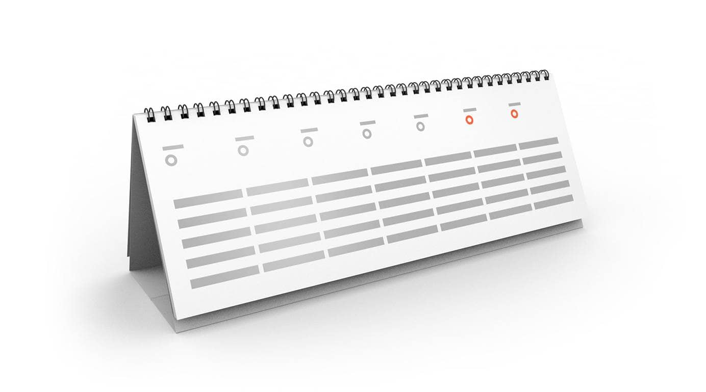 Article Calendriers de bureau