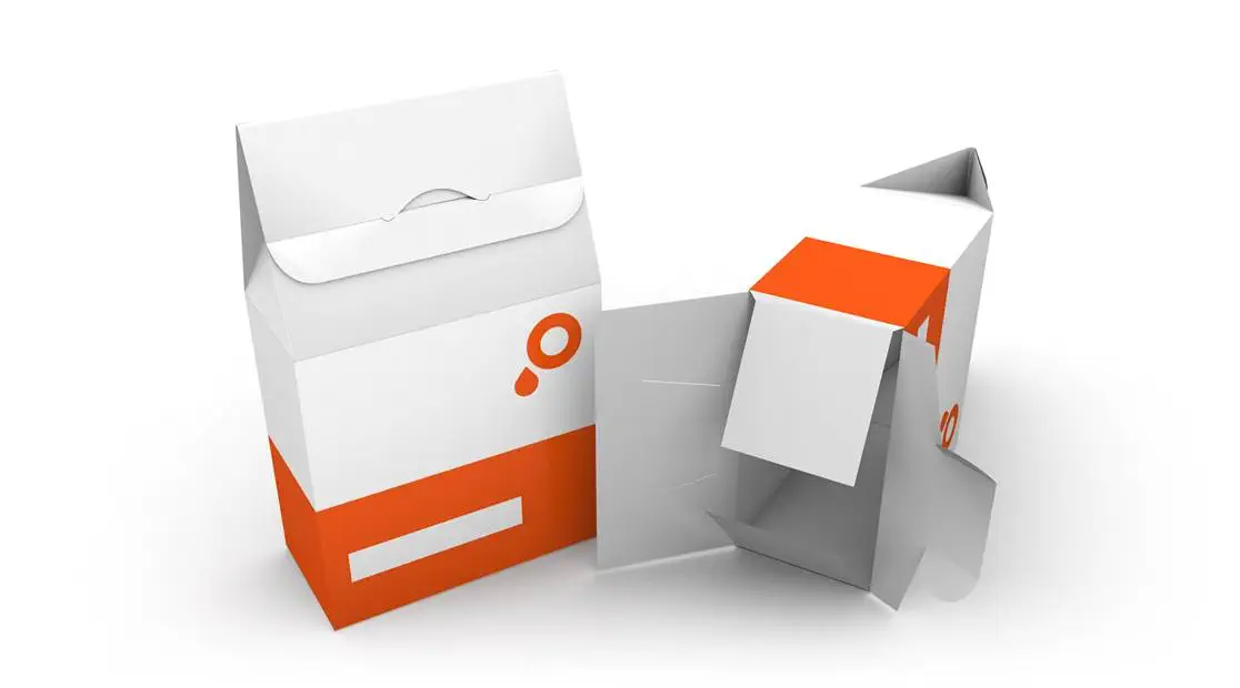 Tütenverpackung mit Steckboden Tütenverpackung mit Steckboden