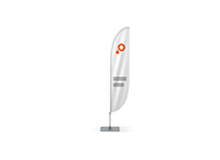 Beachflags konvexe Form