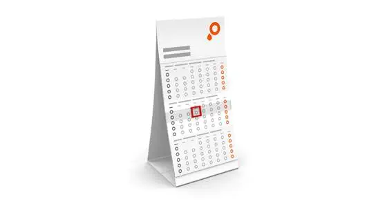 Produktbild Mini Tischkalender