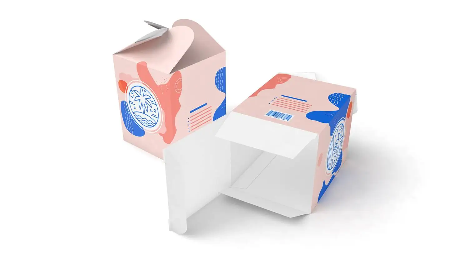 Schleifenverpackung: Einstecklasche Schleifenverpackung: Einstecklasche