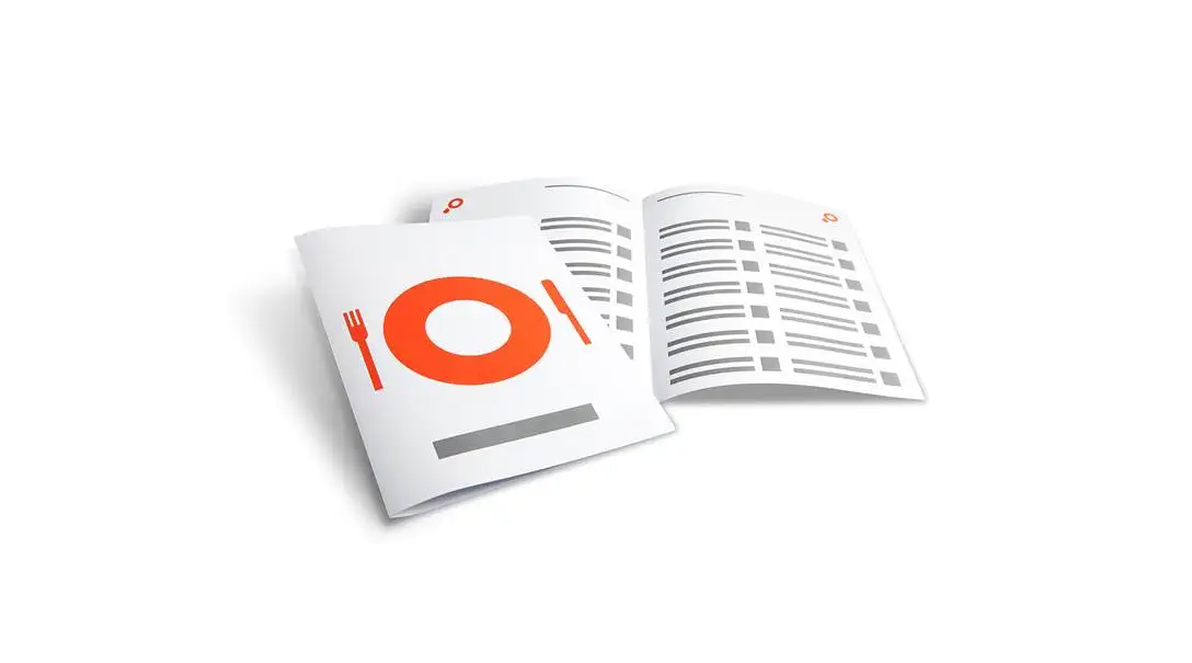Article Cartes de menu format A5