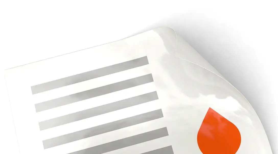 Folder mit Veredelung Artikel Folder mit Veredelung